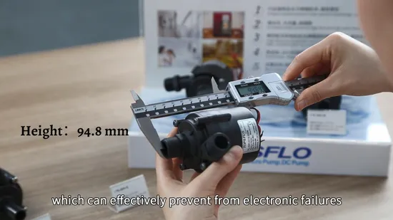 Long Lifetime High Performance 12V or 24V DC Mini Hot Water Centrifugal Pump Electric Small Submersible Circulation Water Pump DC Pump Factory
