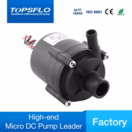 Long Lifetime High Performance 12V or 24V DC Mini Hot Water Centrifugal Pump Electric Small Submersible Circulation Water Pump DC Pump Factory