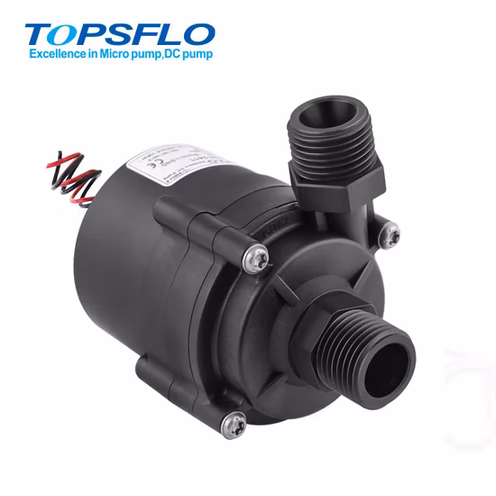 Long Lifetime High Performance 12V or 24V DC Mini Hot Water Centrifugal Pump Electric Small Submersible Circulation Water Pump DC Pump Factory