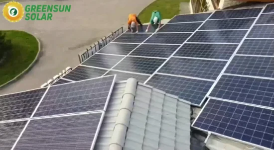 Tie1 Panel solar negro completo 500W 540W 550W 560W Paneles solares para el hogar Módulo solar con tejas